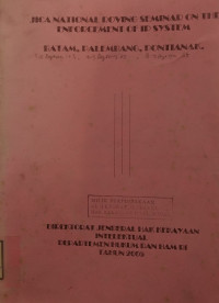Image of Jica national roving seminar on the enforcement of ip system : Batam (1-2 agustus 2005), Palembang (4-5 agustus 2005), Pontianak (8-9 agustus 2005)