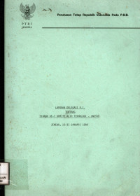 Image of Laporan delegasi RI tentang sidang ke-7 komite ahli teknologi-unctad