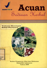 Acuan sediaan herbal