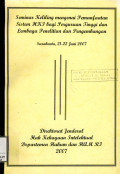 Seminar keliling mengenai pemanfaatan sistem hki bagi perguruan tinggi dan lembaga penelitian dan pengembangan : Surakarta 21-22 juni 2007