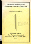 Temu wicara perlindungan dan pemanfaatan sistem hki bagi ukm : Palembang, 28-29 mei 2007