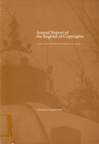 Image of Annual report of the register of copyrights : fiscal year ending september 30, 2004