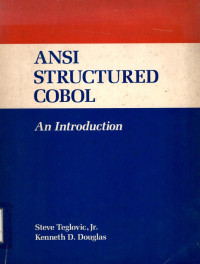 Ansi structured cobol : an introduction