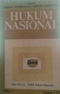 Majalah hukum nasional