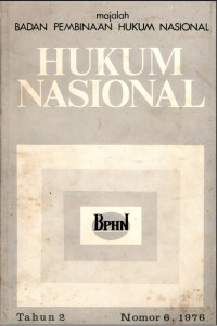 Majalah hukum nasional