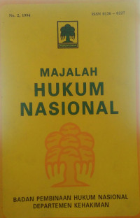 Majalah hukum nasional