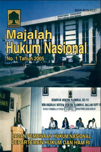 Image of Majalah hukum nasional