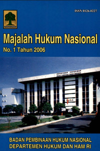 Image of Majalah hukum nasional
