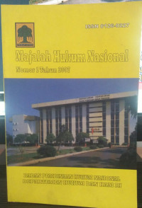 Image of Majalah hukum nasional