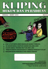 Image of Kliping hukum dan peradilan : minggu I maret 2010 no. 9