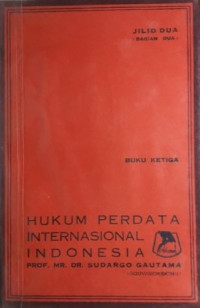 Image of Hukum perdata internasional indonesia