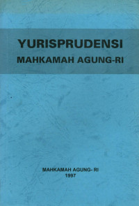 Image of Yurisprudensi mahkamah agung ri