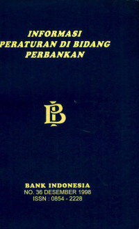 Image of Informasi peraturan di bidang perbankan no.36