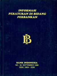 Informasi peraturan di bidang perbankan no.35