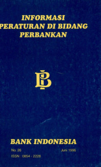 Informasi peraturan di bidang perbankan no.26