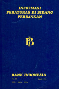 Informasi peraturan di bidang perbankan no.18