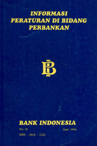 Informasi peraturan di bidang perbankan no.18