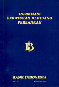 Image of Informasi peraturan di bidang perbankan no.12