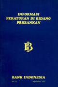 Informasi peraturan di bidang perbankan no.11