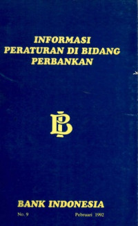 Informasi peraturan di bidang perbankan no.9