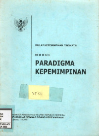 Image of Diklat kepemimpinan tingkat II modul paradigma kepemimpinan