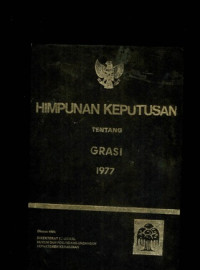 Image of Himpunan keputusan tentang grasi 1977