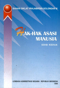 Image of Bahan diklat parajabatan golongan III : hak asasi manusia (ham)