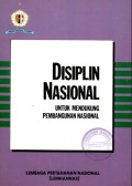 Disiplin nasional : untuk mendukung pembangunan nasional