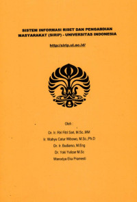 Image of Sistem informasi riset dan pengabdian masyarakat (sirip) - universitas indonesia