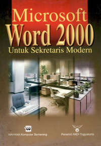 Image of Microsoft word 2000 untuk sekretaris modern