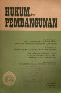 Image of Hukum dan Pembangunan no. 2 tahun ke-xi