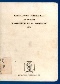 Image of Keterangan pemerintah mengenai 