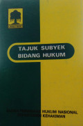 Tajuk subyek bidang hukum