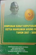 Himpunan surat keputusan ketua mahkamah agung ri