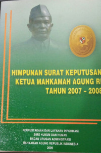 Himpunan surat keputusan ketua mahkamah agung ri