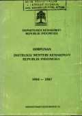 Himpunan instruksi menteri kehakiman republik indonesia