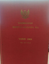 Image of Tambahan berita negara ri tahun 1982 no.251-300