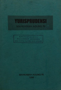 Yurisprudesi mahkamah agung ri