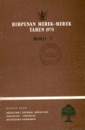 Himpunan merek-merek tahun 1978 : buku I