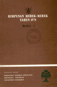 Image of Himpunan merek-merek tahun 1978 : buku I