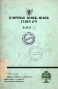 Himpunan merek-merek tahun 1978 : buku II