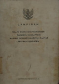 Lampiran pidato pertanggungjawaban presiden/mandataris majelis permusyawaratan rakyat republik Indonesia : di depan sidang umum majelis permusyawaratan rakyat republik Indonesia 11 Maret 1978