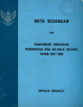 Nota keuangan dan rancangan anggaran pendapatan dan belanja negara tahun anggaran 1987/1988