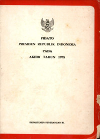 Pidato presiden republik Indonesia pada akhir tahun 1978