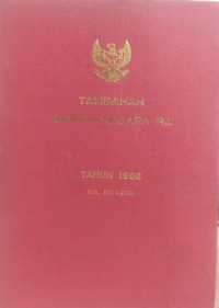 Image of Tambahan berita negara ri : tahun 1982 no. 151-200