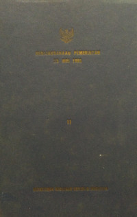 Kebijaksanaan pemerintah 23 mei 1995 : buku II