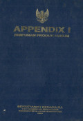 Appendix I himpunan produk hukum