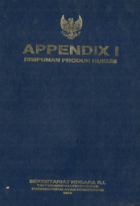 Image of Appendix I himpunan produk hukum