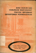 Daftar surat keputusan menteri perindustrian tahun 1969-1974