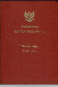 Tambahan berita negara ri : tahun 1982 no. 901-950